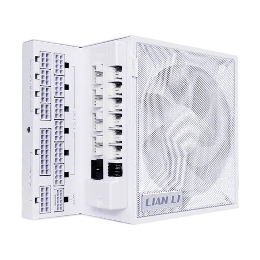 Lian Li Edge Series - 1200W Full Modular Power Supply (Fan USB Hub Included) - Gold - ATX 3.1 - PCIE 5.1 Support - 12V-2x6 Connector - L-Shape Design for...
